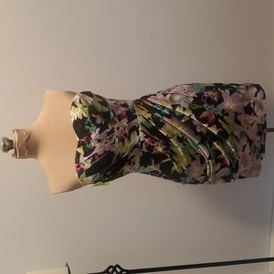 Strapless Floral Lipsy Dress